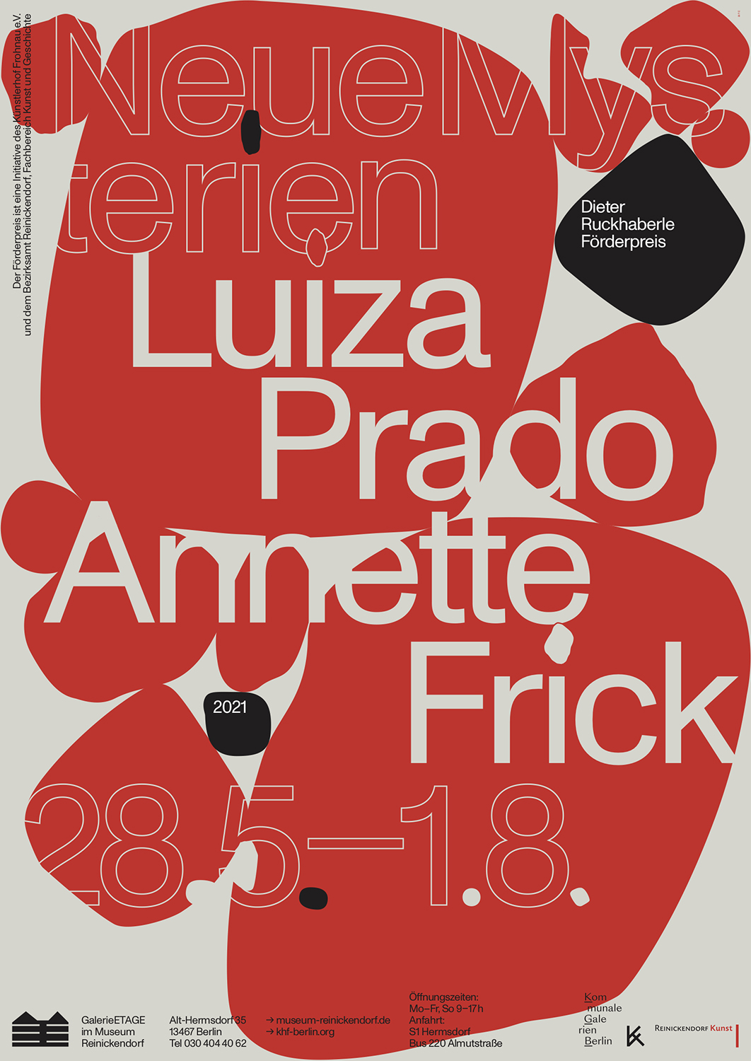 Neue Mysterien: Luiza Prado & Annette Frick